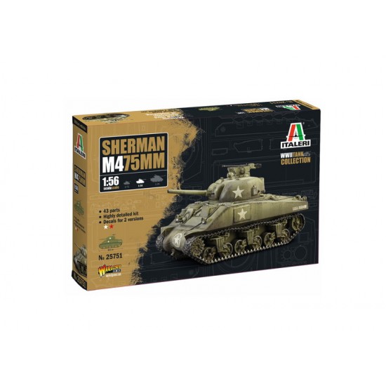 1/56 M4 Sherman 75mm Gun Medium Tank