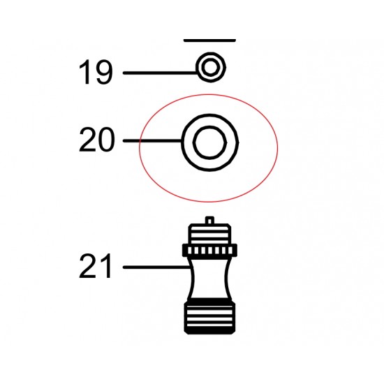 Air Valve O Ring for Sparmax Airbrush SP.020 / 020X