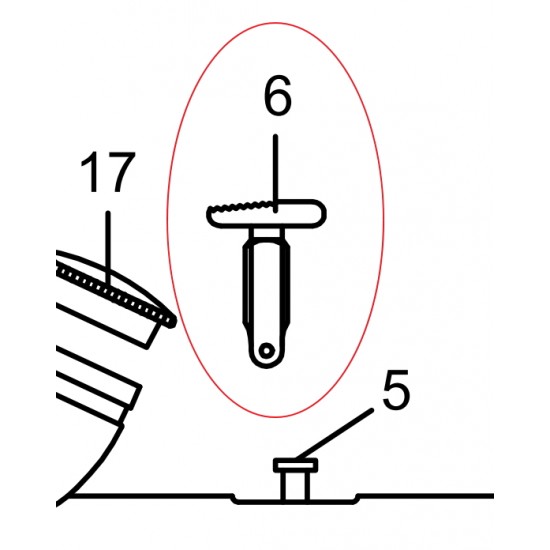 Trigger/Push Button for Sparmax Airbrush SP.020 / 020X