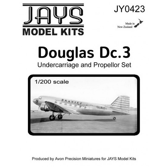 1/200 Dougles Dc.3 Undercarriage and Propeller (metal)