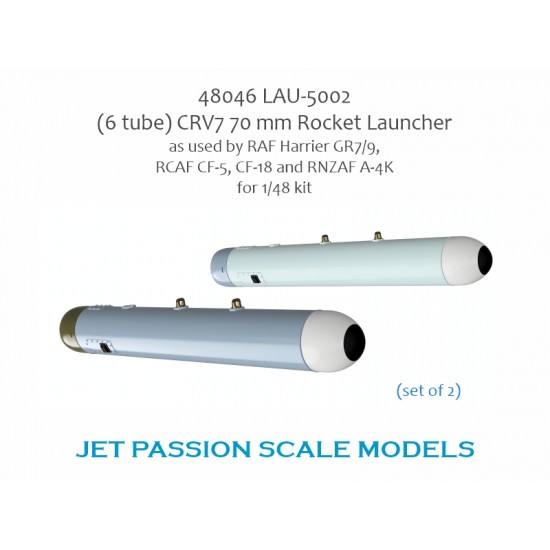 1/48 LAU-5002 CRV7 Rocket Launcher for RAF Harrier GR7/9, RCAF CF-5, CF-18, RNZAF A-4K