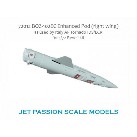 1/72 Italian Tornado BOZ-102EC Enhanced Pod (Right Wing) for Revell kits