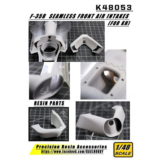 1/48 Lockheed Martin F-35B Lightning II Seamless Front Air Intakes for Kitty Hawk kits