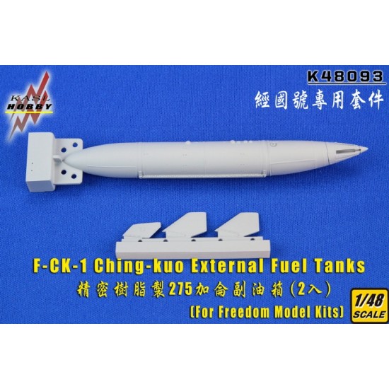 1/48 F-CK-1 Ching-kuo 275gal External Fuel Tanks (2pcs) for Freedom Models