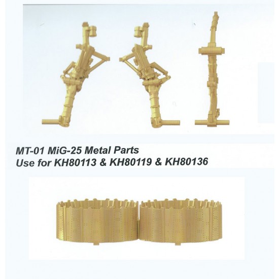 1/48 Mikoyan-Gurevich MiG-25 Metal Upgrade Set