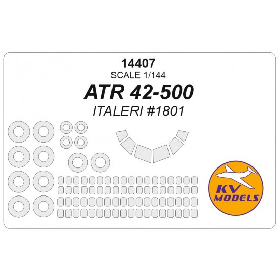 1/144 ATR 42-500 Masks for Italeri #1801