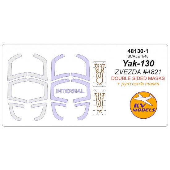 1/48 Yak-130 Double-sided Masking for Zvezda #4821