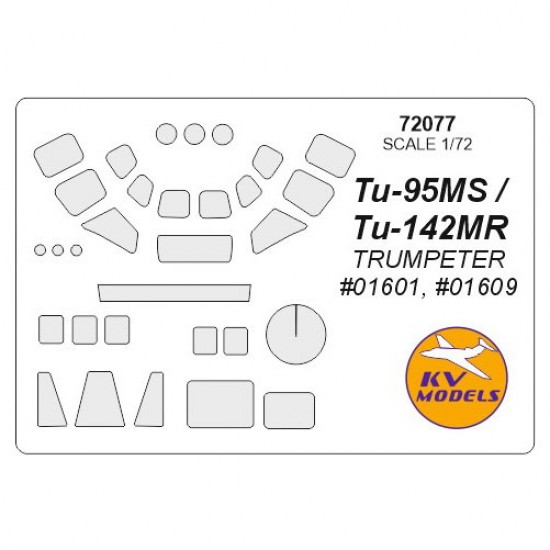 1/72 Tu-95MS/142MR Masking for Trumpeter #01601, #01609