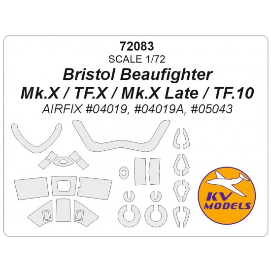 1/72 Bristol Beaufighter Mk.X/TF.X/TF-10 for Airfix kits