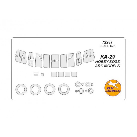 1/72 Ka-29 Masking for HobbyBoss/Ark Models #7237