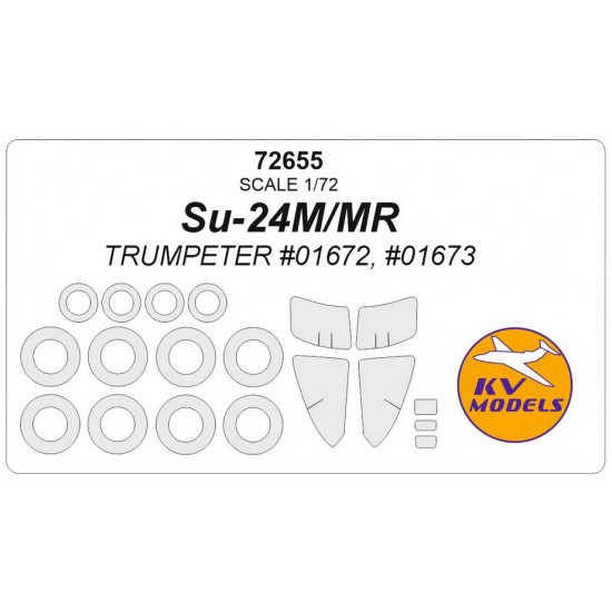 1/72 Su-24MR Masking for Trumpeter kits