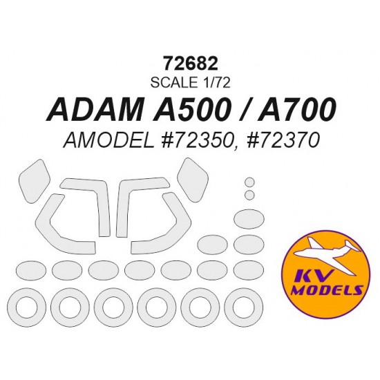 1/72 ADAM A500 / A700 Paint Masking for A-MODEL #72350 #72370