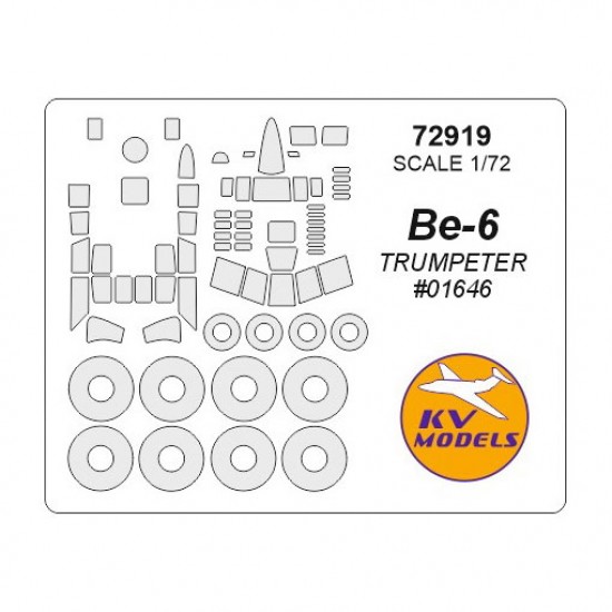 1/72 Be-6 Masking for Trumpeter #01646