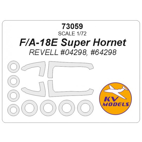 1/72 F/A-18E Super Hornet Masking for Revell #04298/64298