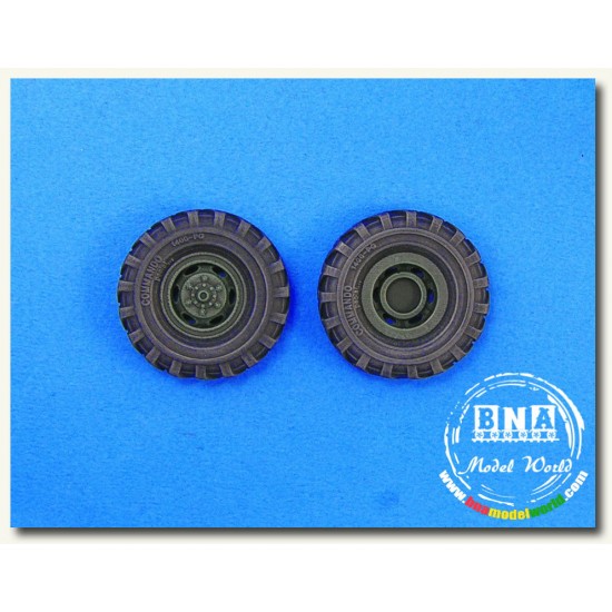 1/35 V-100 Commando Armoured Car Wheels Set for HobbyBoss V-100 Series