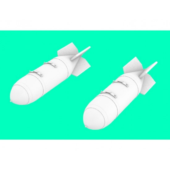 1/72 BINC 400 Incendiary Bomb (2pcs) for MB326, MB339, G.91 Gina, Alpha Jet, Mirage