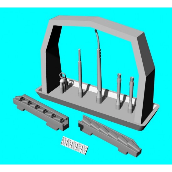 1/72 Bf 109G/K Upgrade Detail set for AZ Model kit