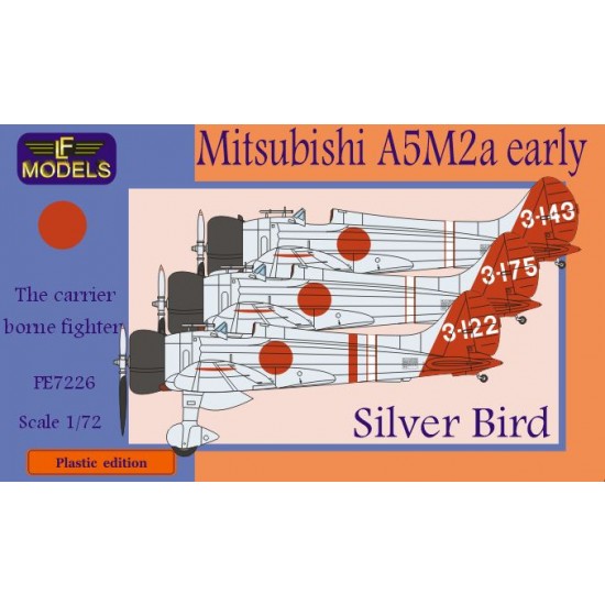 1/72 Mitsubishi A5M2a early Claude Silver Bird