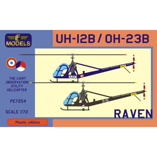 1/72 Hiller UH-12B / OH-23B Raven (French AF, Holland AF)