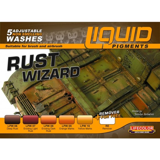 Liquid Pigments - Rust Wizard (5 Adjustable Non-Smelling Washes)