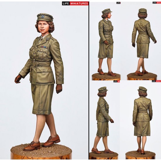 1/12 Princess Elizabeth, 2nd Subaltern in ATS 1945