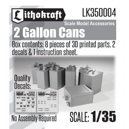 1/35 2 Gallon Cans (8pcs)