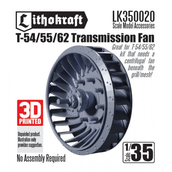 1/35 T-54/55/62 Transmission Fan for T-54/55/62 kit