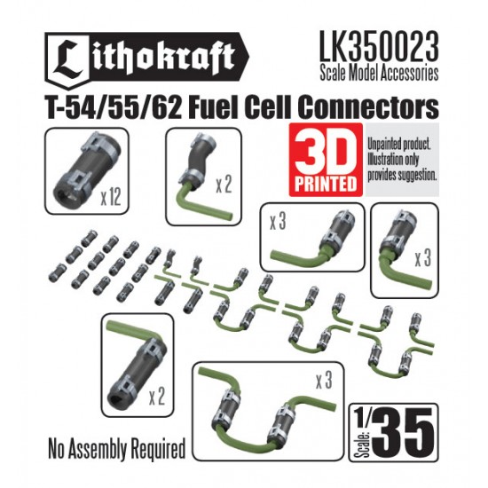 1/35 T-54/55/62 Fuel Cell Connectors