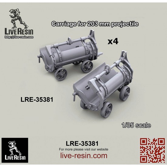 1/35 Carriage for 203mm Projectile