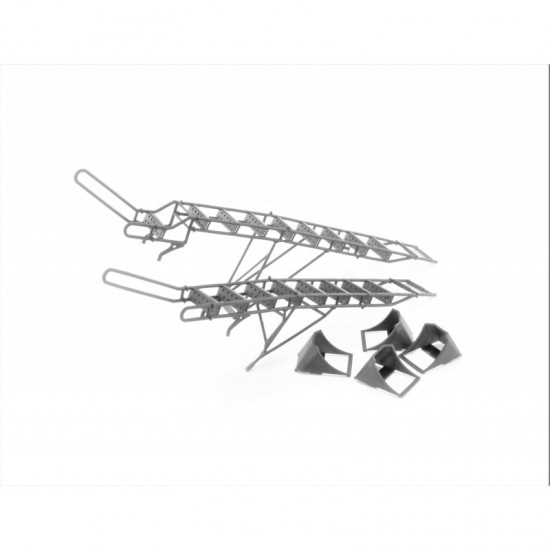 1/48 Sukhoi Su-27UB Ladder Early & Chocks set