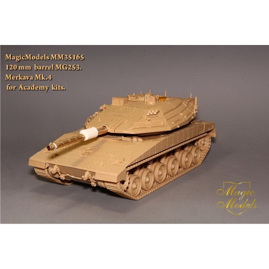 1/35 Merkava Mk.IV 120mm Barrel MG253 Since 1951 for Academy kits