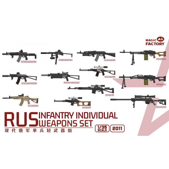 1/35 Rusian Infantry Individual Weapons Set