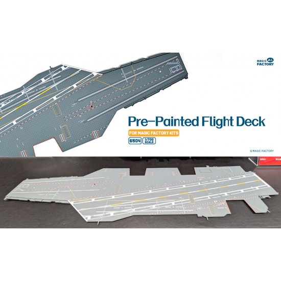 1/700 USS Gerald R. Ford Pre-Painted Deck for MF-6401