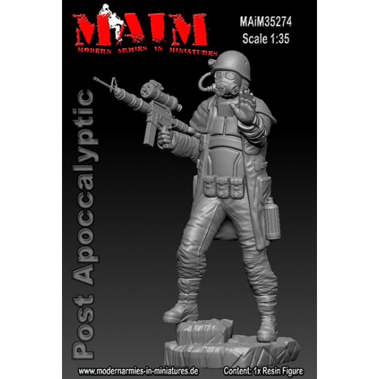 1/35 Post Apocalyptic - Guard with Base (1 figure)