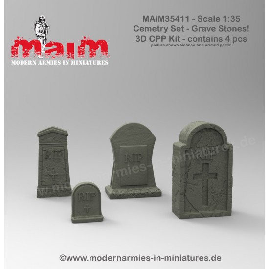 1/35 Grave Stones Set (4pcs)