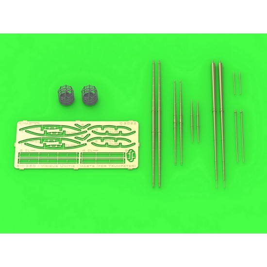 1/350 SMS Viribus Unitis Masts Parts set for Trumpeter kit