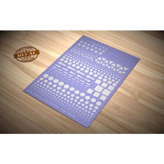 White Symbols #A Water-slide Decal for All Scales