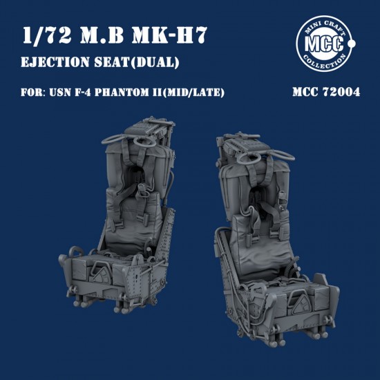 1/72 USN F-4 Phantom II M.B MK.H7 Ejection Seats since 1970s (2pcs)