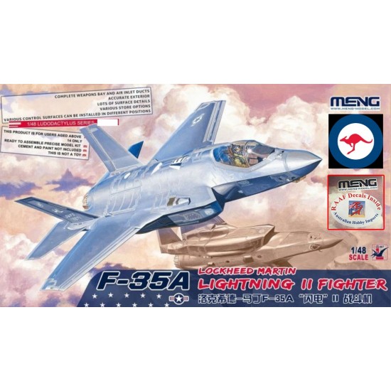 1/48 Lockheed Martin F-35A Lightning II w/RAAF Decals