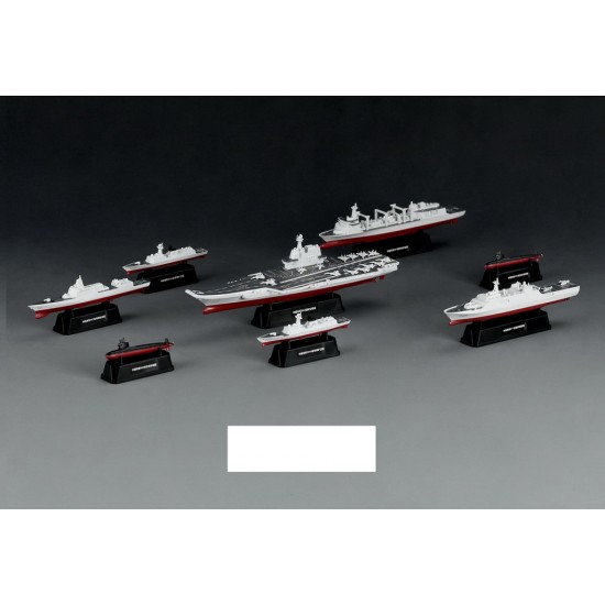 1/2000 Chinese Fleet Set Vol.1 - Chinese Navy Ships (6 finished models)