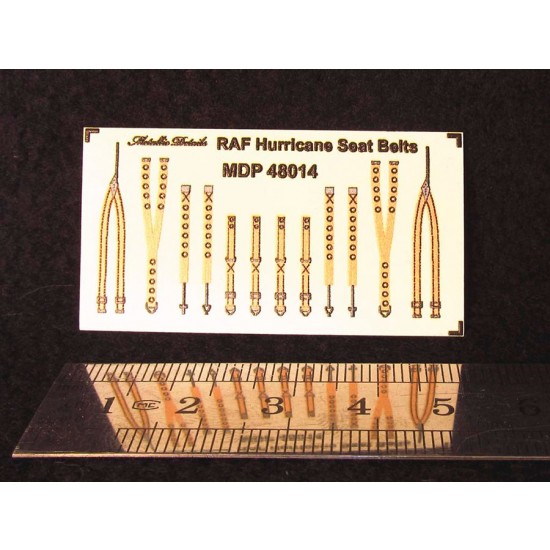 1/48 RAF Hurricane Seatbelts 3D Decals