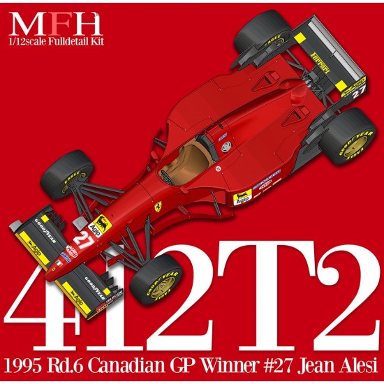 1/12 Ferrari 412T2 1995 Rd.6 Canadian GP Winner #27 Jean Alesi / #28 Gerhard Berger