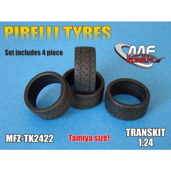 1/24 18'' Pirelli Slick Tyres 4pcs