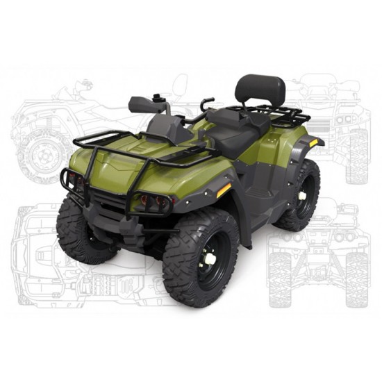 1/35 ATV Quadrobike AM-1 Full kit