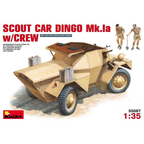 1/35 British Scout Car Dingo Mk.Ia w/Crew (Armour Car+2 figures)