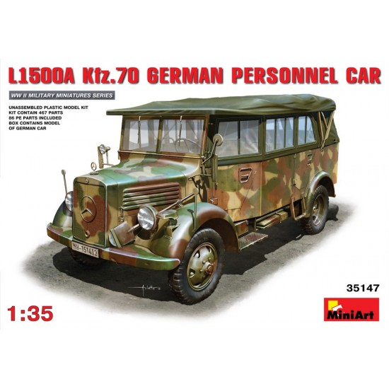 1/35 German Personnel Car L1500A Kfz.70