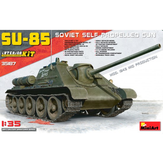 1/35 Soviet Self-Propelled Gun Su-85 Mod. 1943 Mid Production