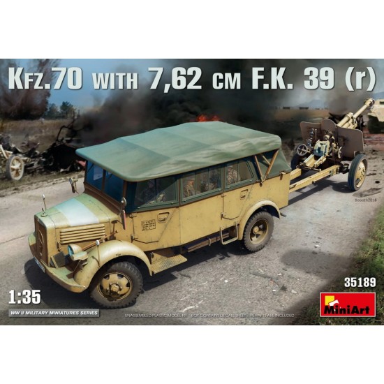 1/35 Kfz.70 with 7.62cm F.K. 39r