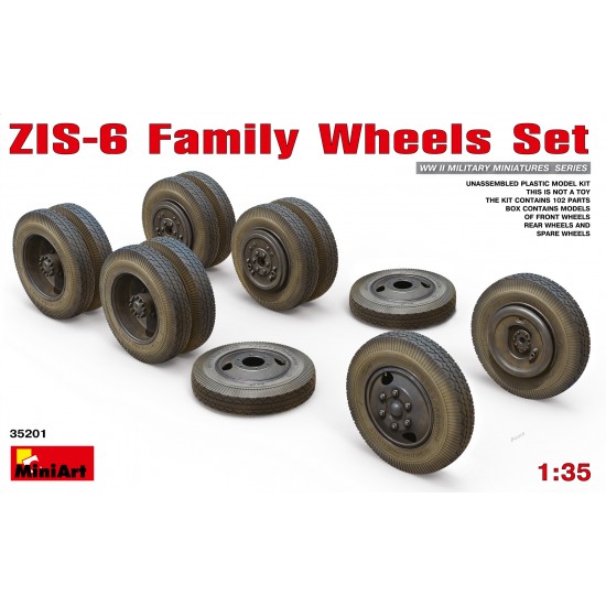 1/35 ZIS-6 Family Wheels Set