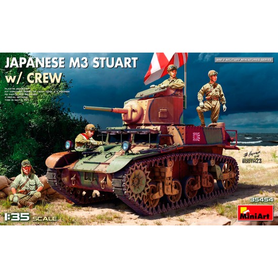 1/35 Japanese M3 Stuart With Crew